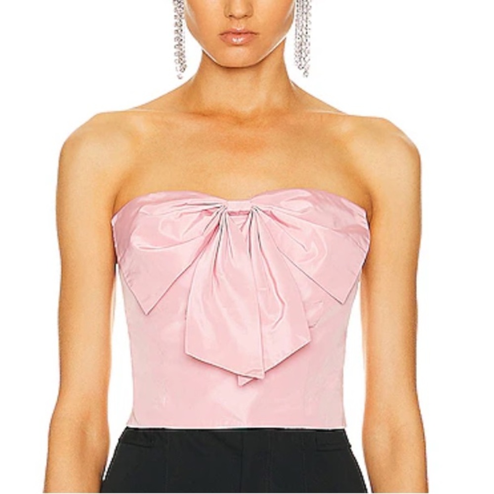 Staud Atticus Top in Cherry Blossom